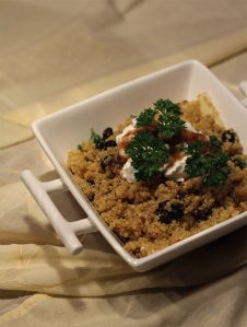 quinoa met noten en rozijnen